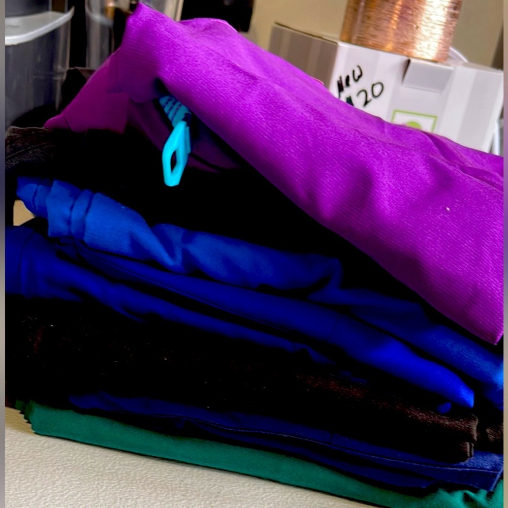 Greys Anatomy and Carhart Scrubs sets.